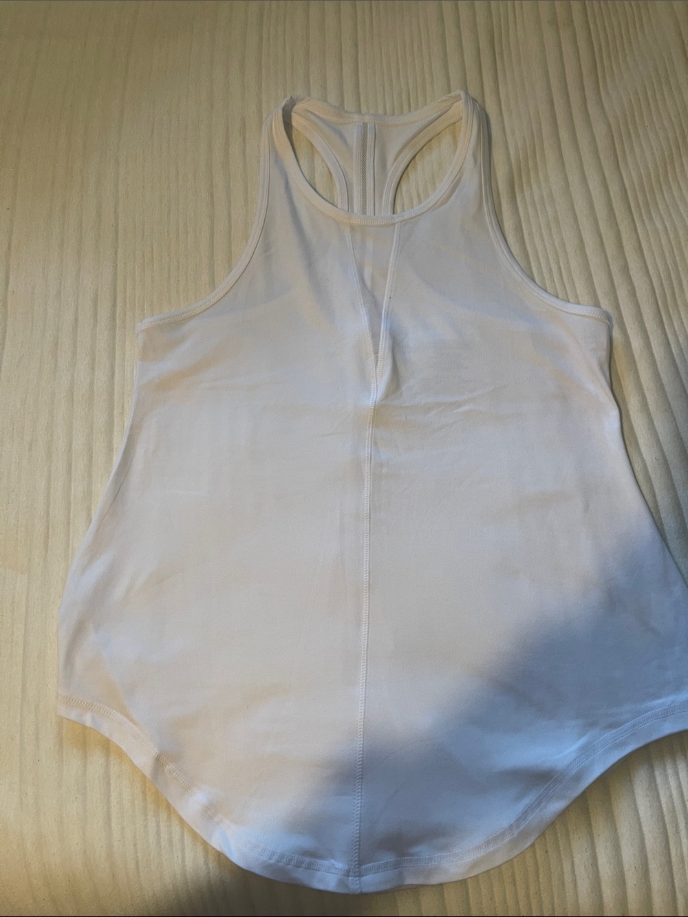Women’s White Racerback Tank Top - Sleek Everyday Layering